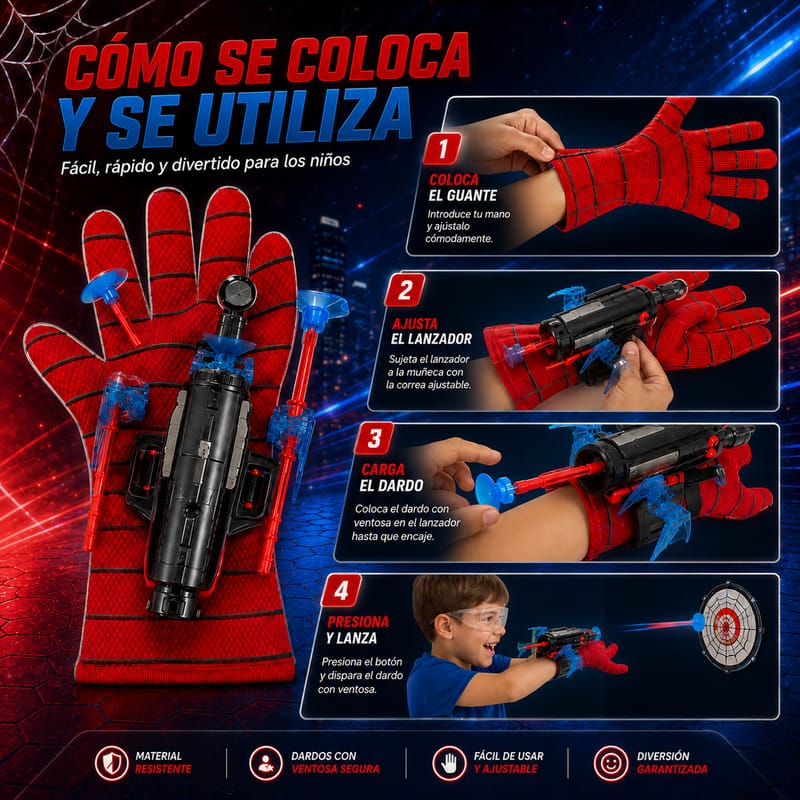Guante Lanzador Hero Attack para Niños - Image 2